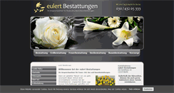 Desktop Screenshot of eulert-bestattungen.de