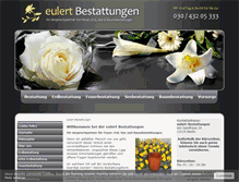 Tablet Screenshot of eulert-bestattungen.de